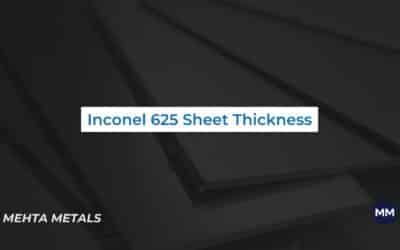 A measure of the thickness of Inconel 625 sheets