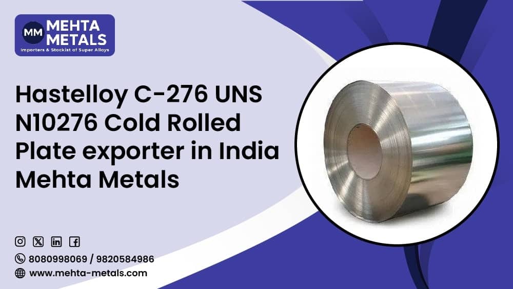 Hastelloy C-276 UNS N10276 Cold Rolled Plate Exporter in India